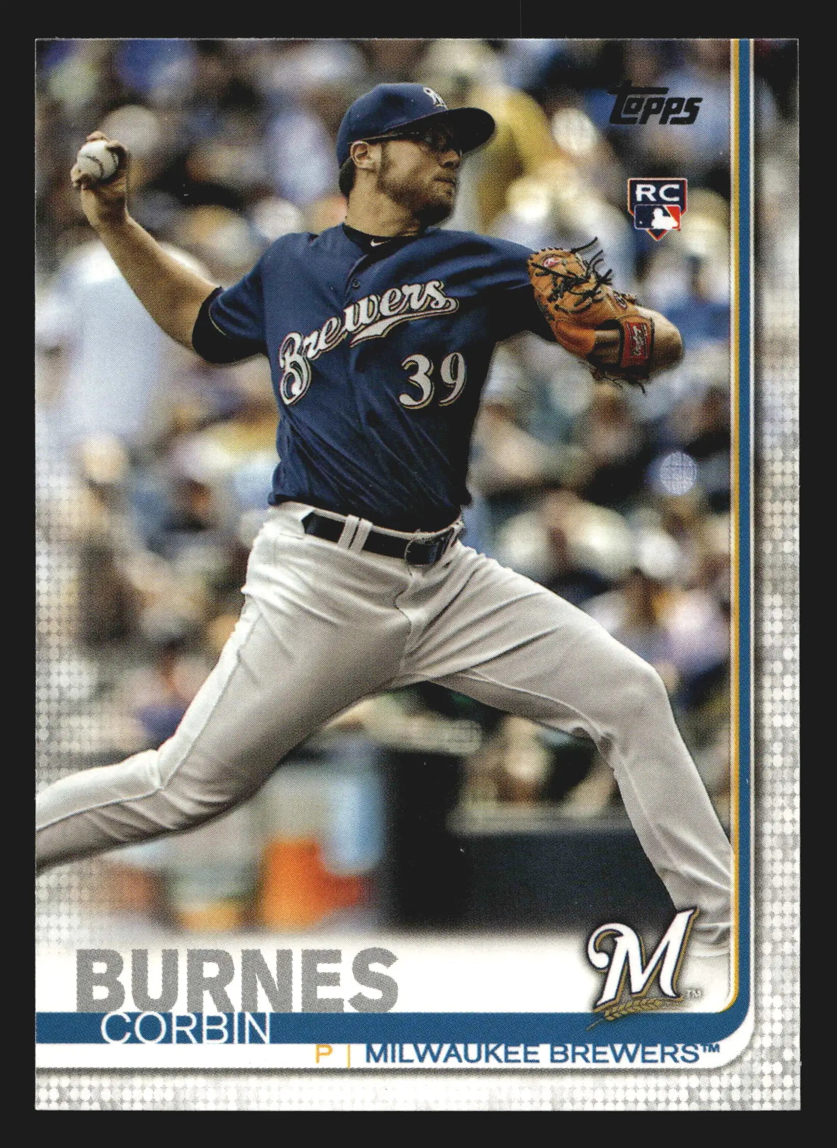 2019 Topps Series 1 #94 Corbin Burnes RC Milwaukee Brewers Rookie Card Cy Young - Baseball Card Single