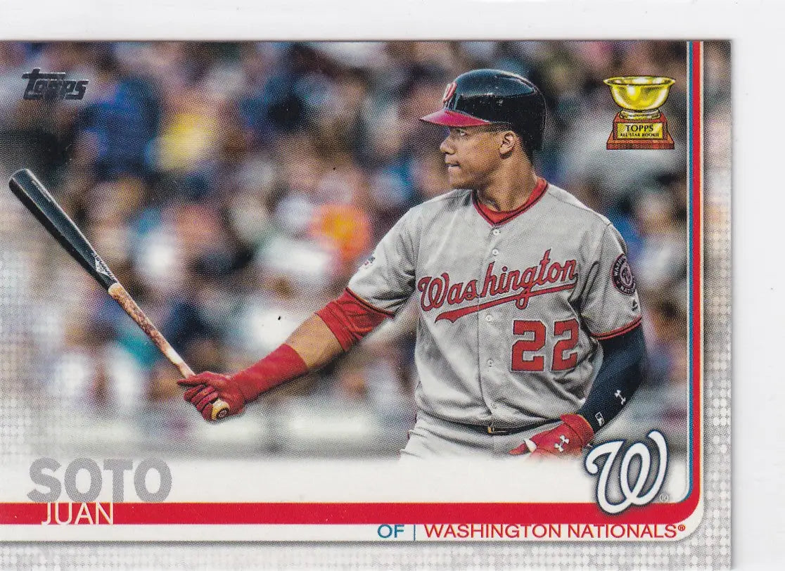 2019 TOPPS SERIES ONE #213 JUAN SOTO- WASHINGTON NATIONALS - Baseball Card Single