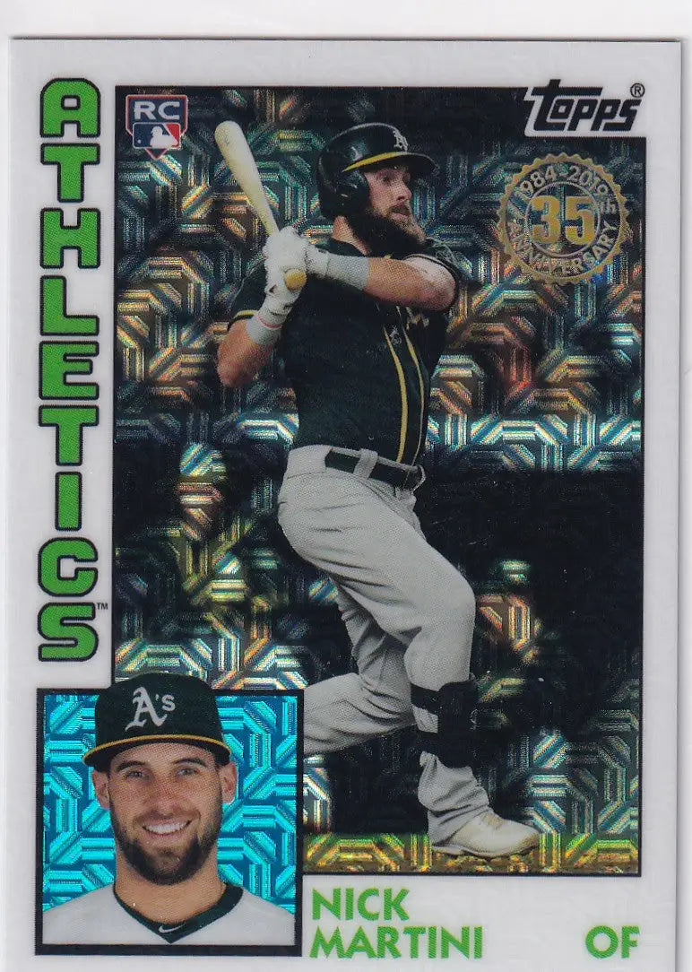 2019 TOPPS #T84-29 NICK MARTINI MOJO- OAKLAND ATHLETICS - Baseball Card Single