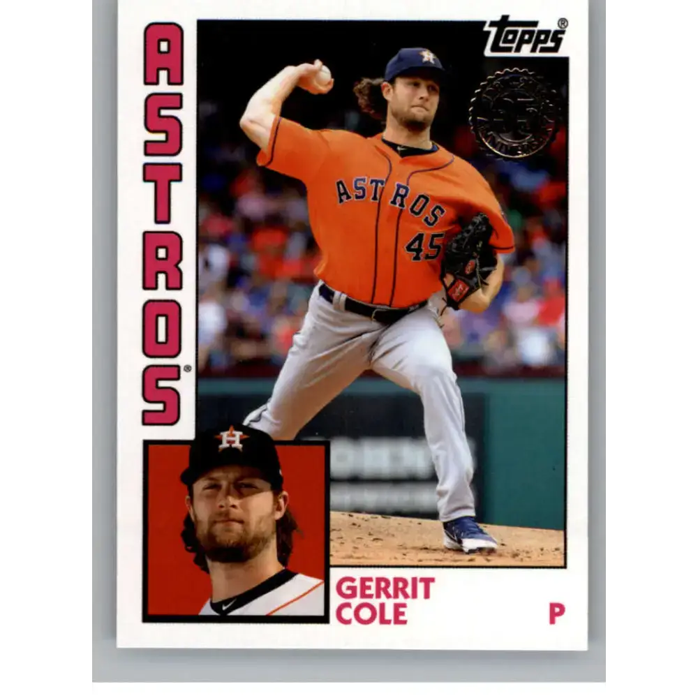 2019 Topps Update 1984 Topps #84-4 Gerrit Cole NM-MT Houston Astros Baseball Card - Baseball Card Single