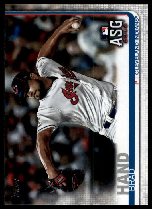 2019 Topps Update Brad Hand US65 Cleveland Indians NM - Baseball Card Single