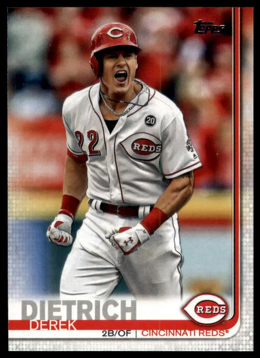 2019 Topps Update Derek Dietrich US35 Cincinnati Reds NM - Baseball Card Single