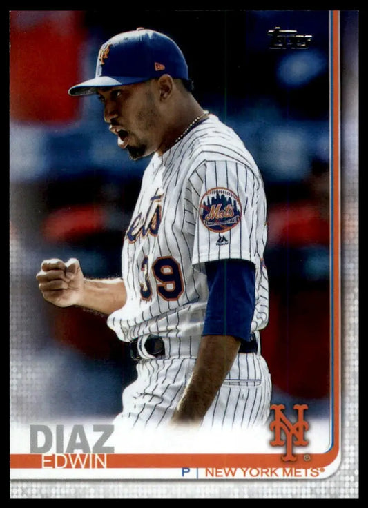 2019 Topps Update Edwin Diaz US17 New York Mets NM - Baseball Card Single