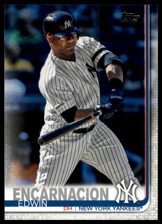 2019 Topps Update Edwin Encarnacion US287 New York Yankees NM - Baseball Card Single