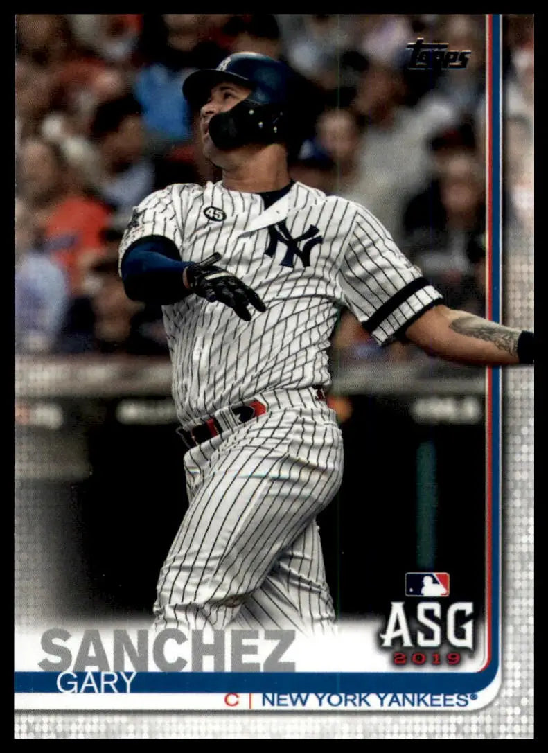 2019 Topps Update Gary Sanchez US4 New York Yankees NM - Baseball Card Single