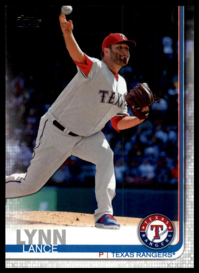 2019 Topps Update Lance Lynn US258 Texas Rangers NM - Baseball Card Single