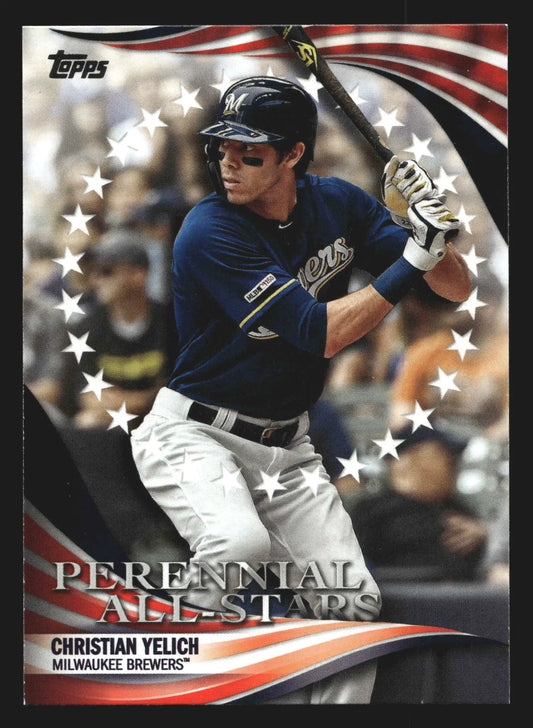 2019 Topps Update Perennial All-Stars #PAS-47 Christian Yelich - Baseball Card Single