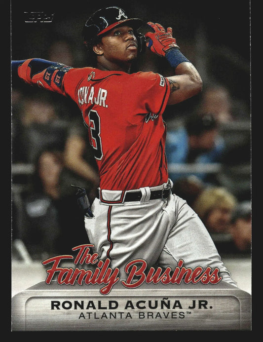 2019 Topps Update Ronald Acuna Jr. #FB-8 The Family Business Braves - Baseball Card Single