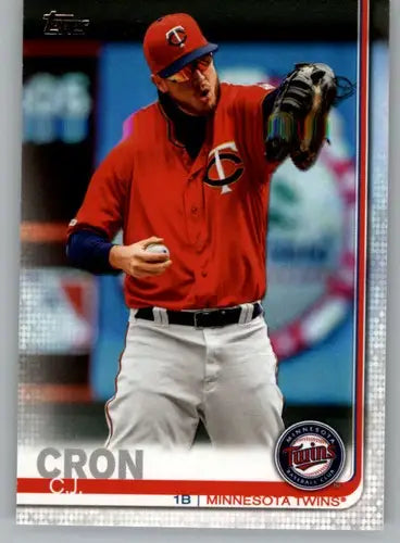 Original gloss C.J. Cron baseball card from Topps Update series featuring Simply Sandoval