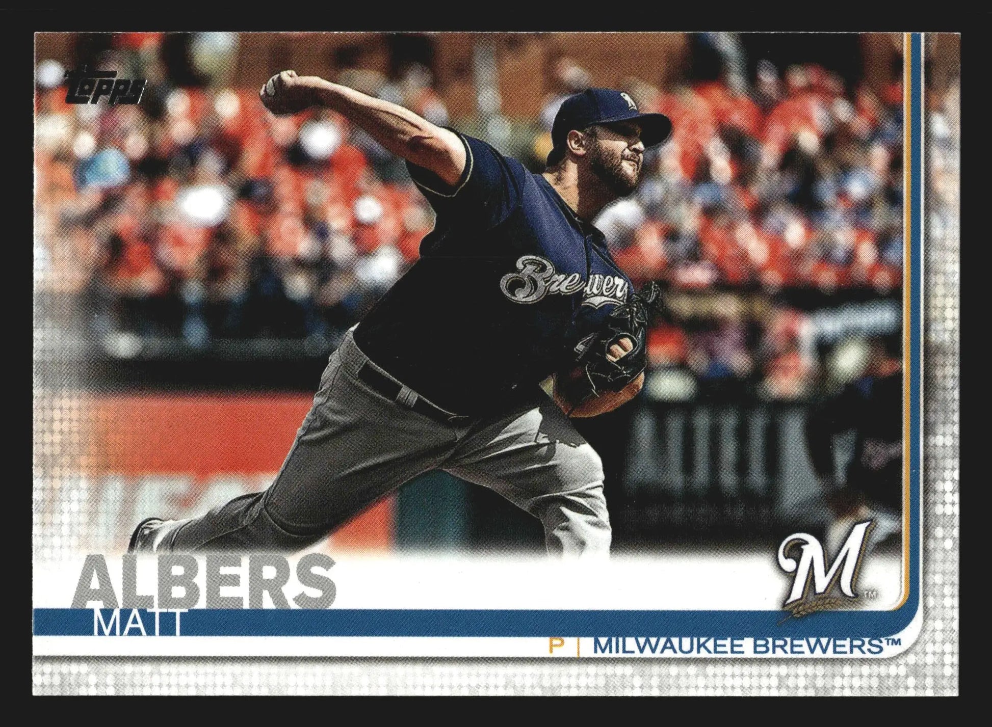 2019 Topps Update #US32 Matt Albers Milwaukee Brewers - Baseball Card Single