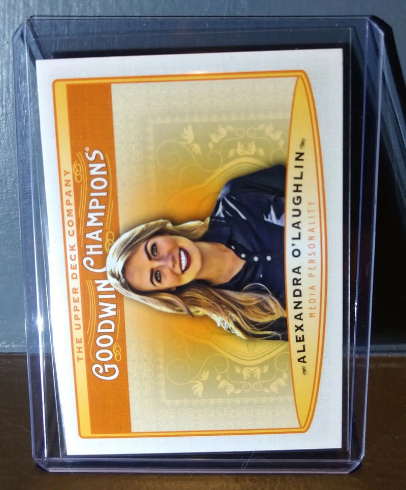 2019 Upper Deck Goodwin Champions Alexandra O’Laughlin 74 Media Personality Card