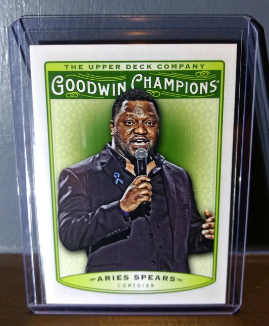 2019 Upper Deck Goodwin Champions Aries Spears #29 Comedian Trading Card - Entertainment Card Single