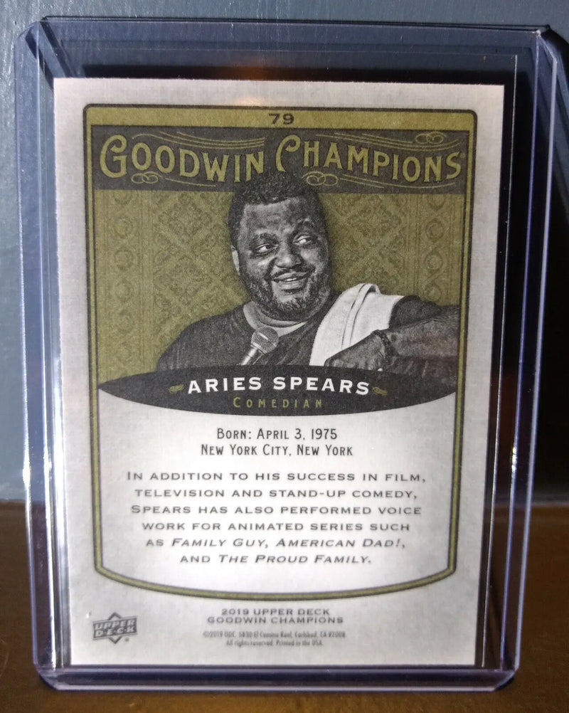 2019 Upper Deck Goodwin Champions Aries Spears #79 Comedian Trading Card - Non-Sports Card Single