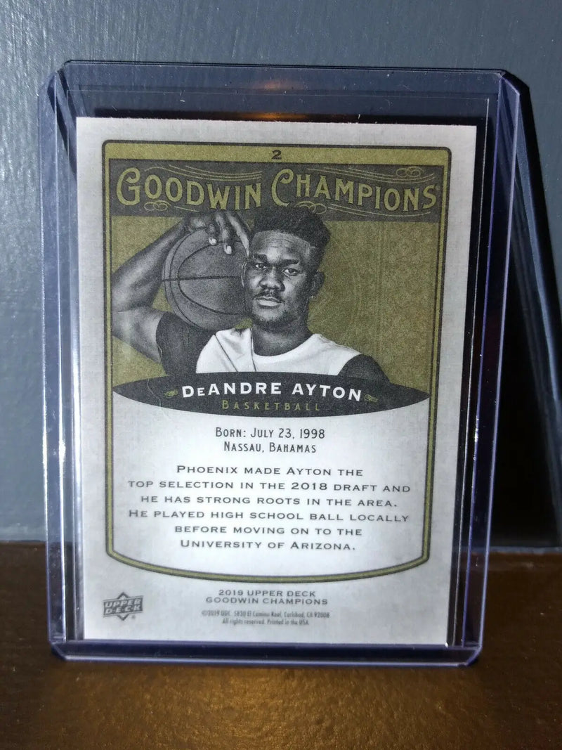 2019 Upper Deck Goodwin Champions DeAndre Ayton #2 Basketball Card - Basketball Card Single