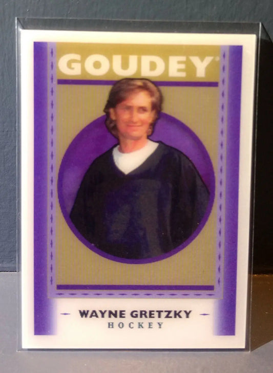 2019 Upper Deck Goodwin Champions Goudey #GL8 Wayne Gretzky Hologram Hockey Card - Hockey Card Single