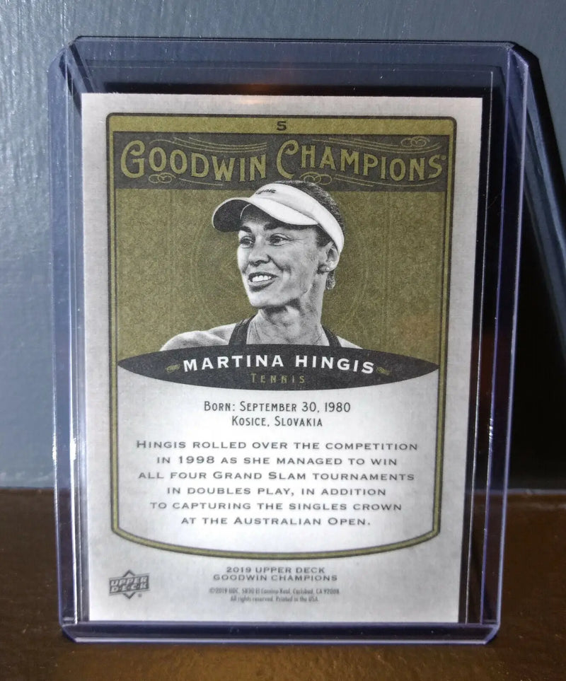 2019 Upper Deck Goodwin Champions Martina Hingis #5 Tennis Card - Other