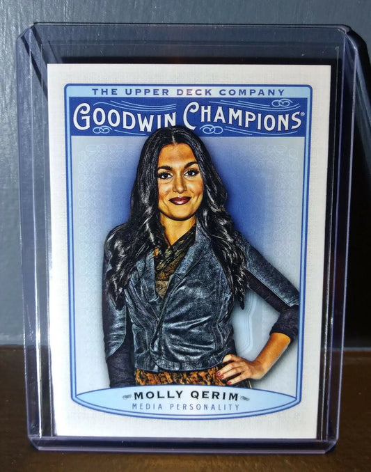 2019 Upper Deck Goodwin Champions Molly Qerim #9 Media Personality Card - Non-Sports Card Single