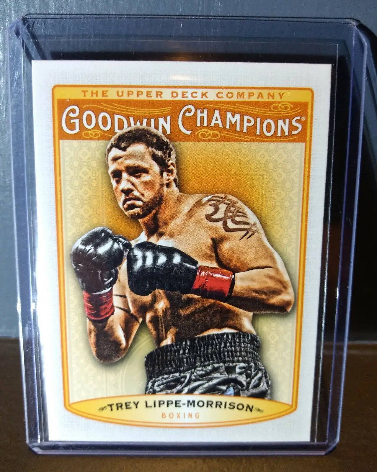 2019 Upper Deck Goodwin Champions Trey Lippe-Morrison #34 Boxing Card - Non-Sports Card Single