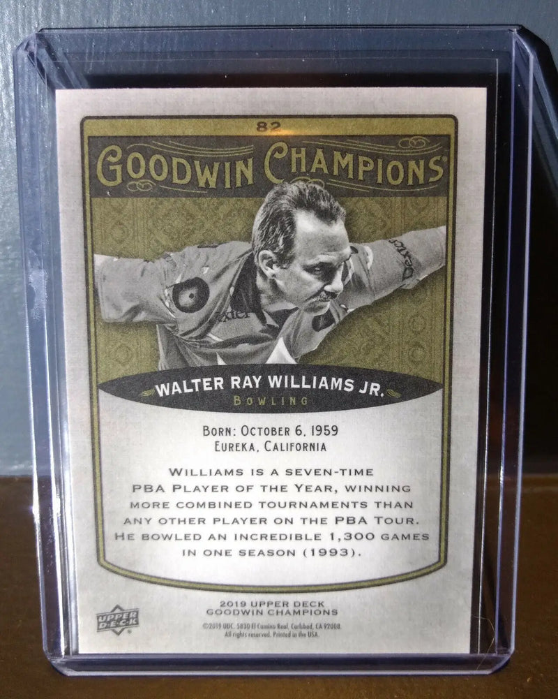 2019 Upper Deck Goodwin Champions Walter Ray Williams Jr 82 Bowling Trading Card - Other