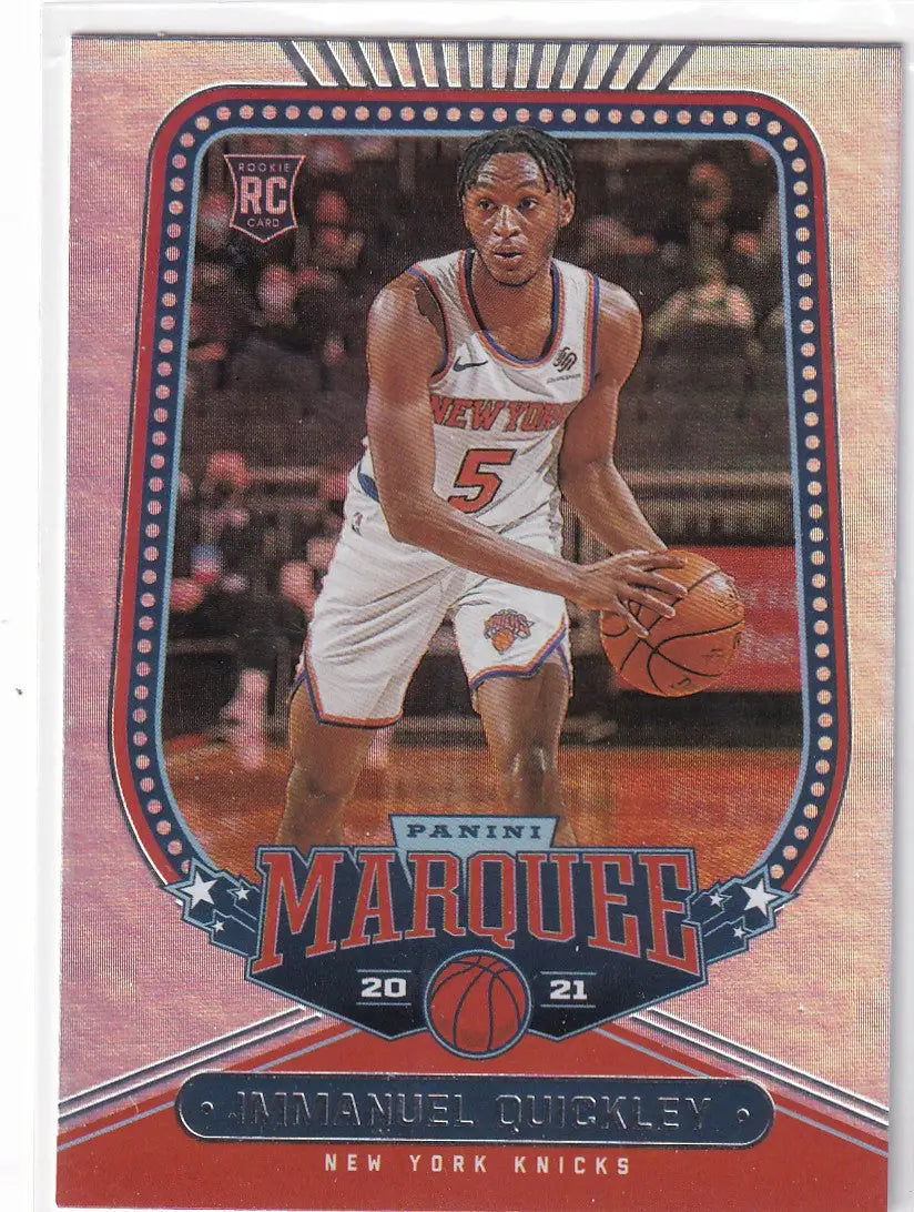 2020-21 CHRONICALS MARQUEE #264 IMMANUEL QUICKLEY- NEW YORK KNICKS
