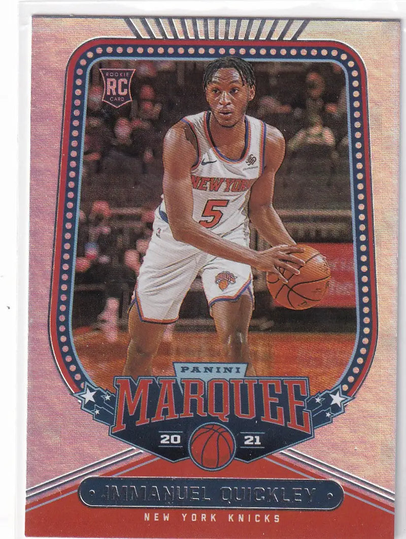2020-21 CHRONICALS MARQUEE #264 IMMANUEL QUICKLEY- NEW YORK KNICKS