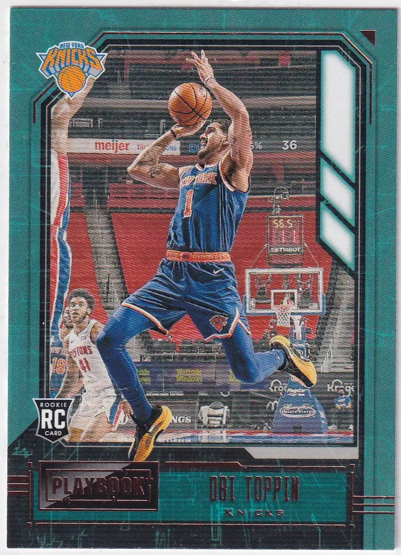 2020-21 CHRONICALS PLAYBOOK #177 OBI TOPPIN BRONZE- NEW YORK KNICKS