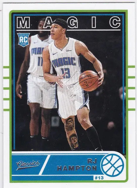 Basketball trading card of RJ Hampton RC from Orlando Magic in Chronicles Classics design