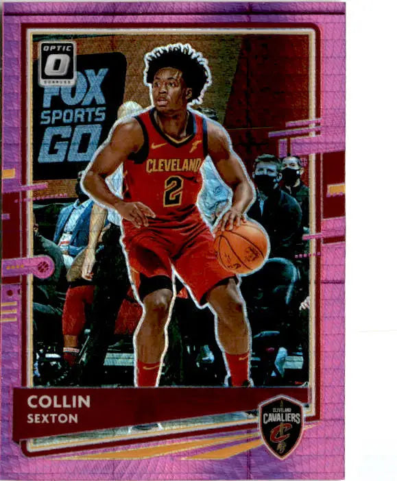 2020-21 Donruss Optic #148 Collin Sexton Hyper Pink - Basketball Card Single