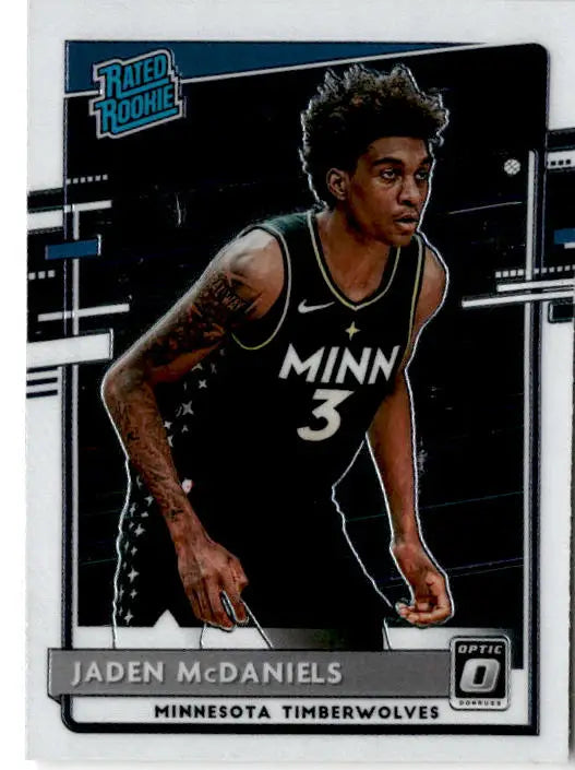 2020-21 Donruss Optic #178 Jaden McDaniels - Basketball Card Single