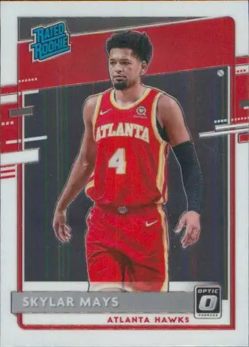 Skylar Mays basketball card from Donruss Optic 2020-21 with original gloss and rookie features