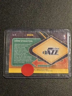 2020-21 Donruss Optic #2 John Stockton Express Lane - Basketball Card Single