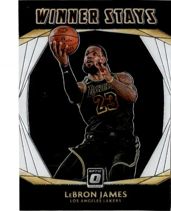 2020-21 Donruss Optic #20 LeBron James Winner Stays - Basketball Card Single