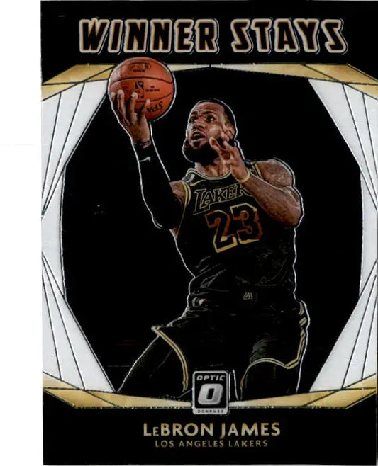 2020-21 Donruss Optic #20 LeBron James Winner Stays - Basketball Card Single