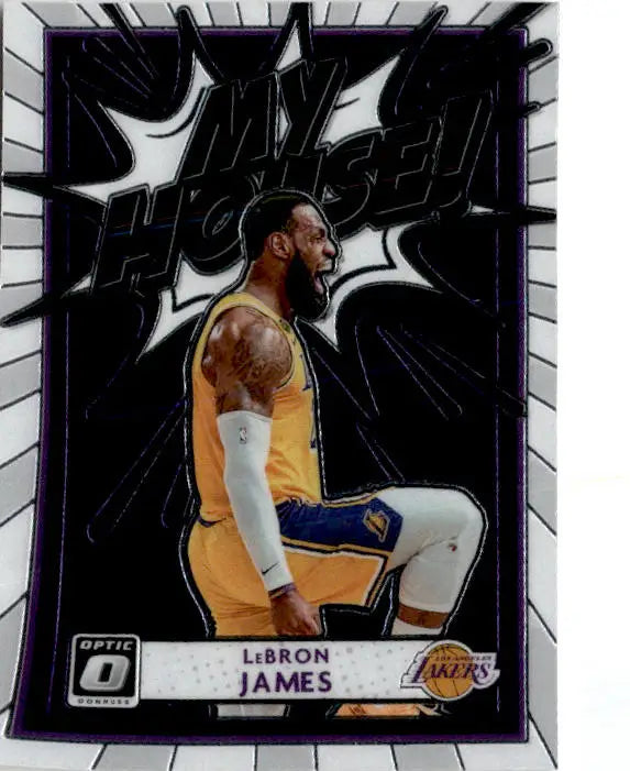 2020-21 Donruss Optic #4 LeBron James My House - Basketball Card Single
