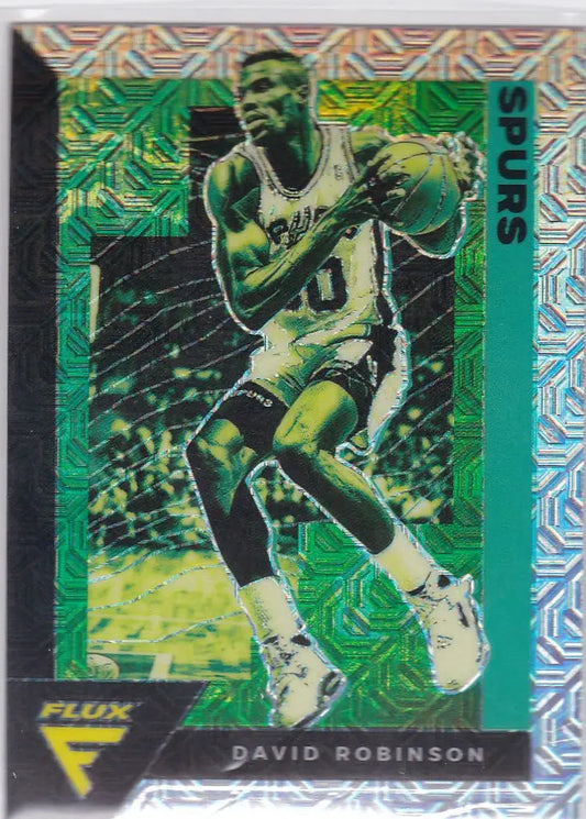 2020-21 Flux #185 David Robinson Prizm San Antonio Spurs - Basketball Card Single