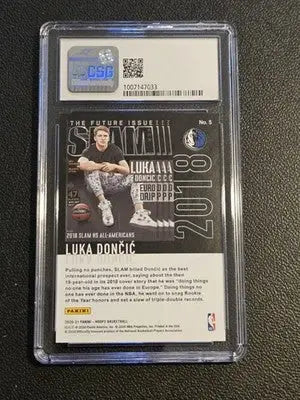 2020-21 Hoops #5 Luka Doncic Slam CSG 9 - Basketball Card Single