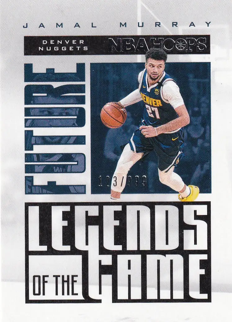 2020-21 HOOPS #7 JAMAL MURRAY LEGENDS OF THE GAME 123/999- DENVER NUGGETS - Basketball Card Single