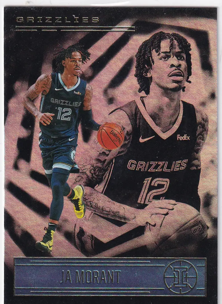 2020-21 ILLUSIONS #1 JA MORANT- MEMPHIS GRIZZLIES - Basketball Card Single