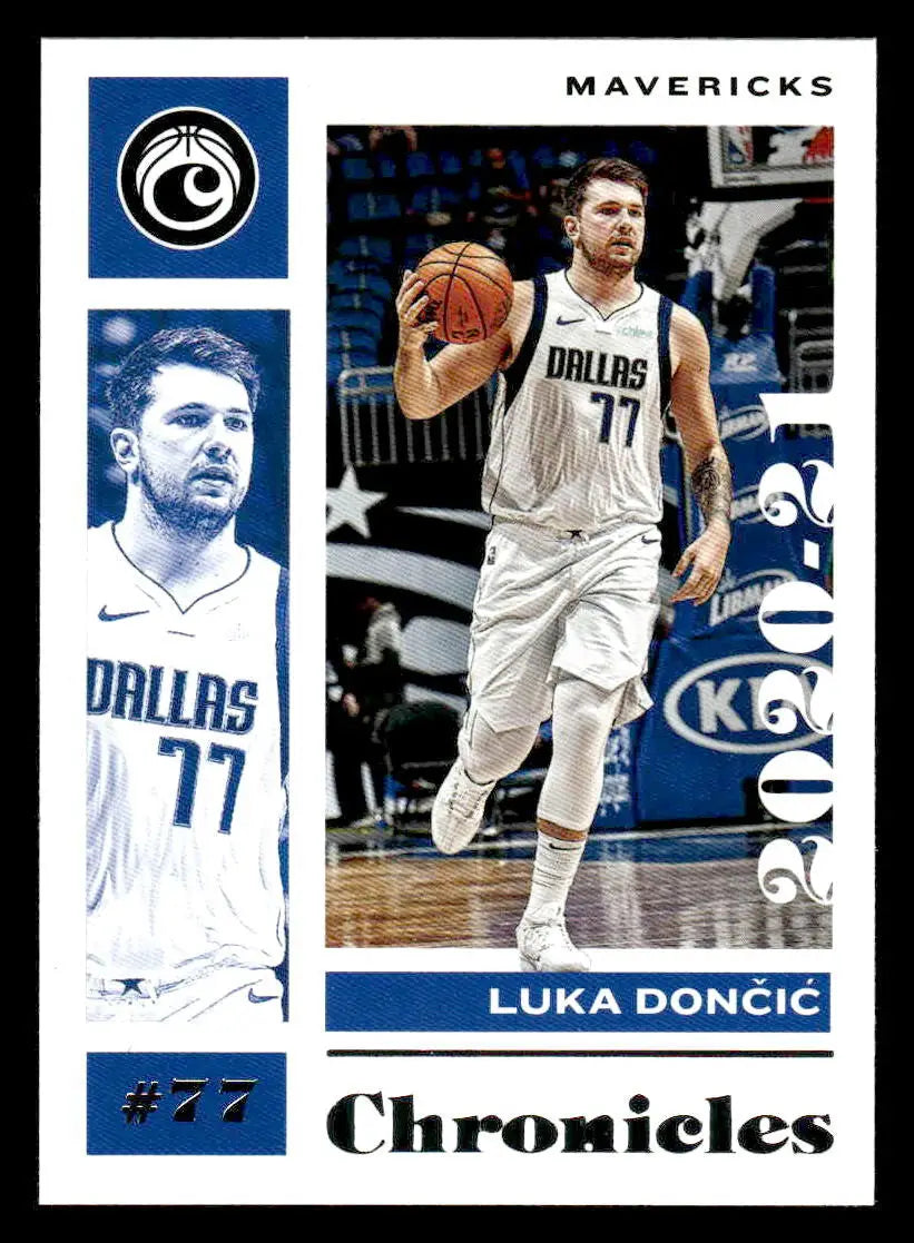 2020-21 Panini Chronicles #31 Luka Doncic Base Dallas Mavericks - Basketball Card Single
