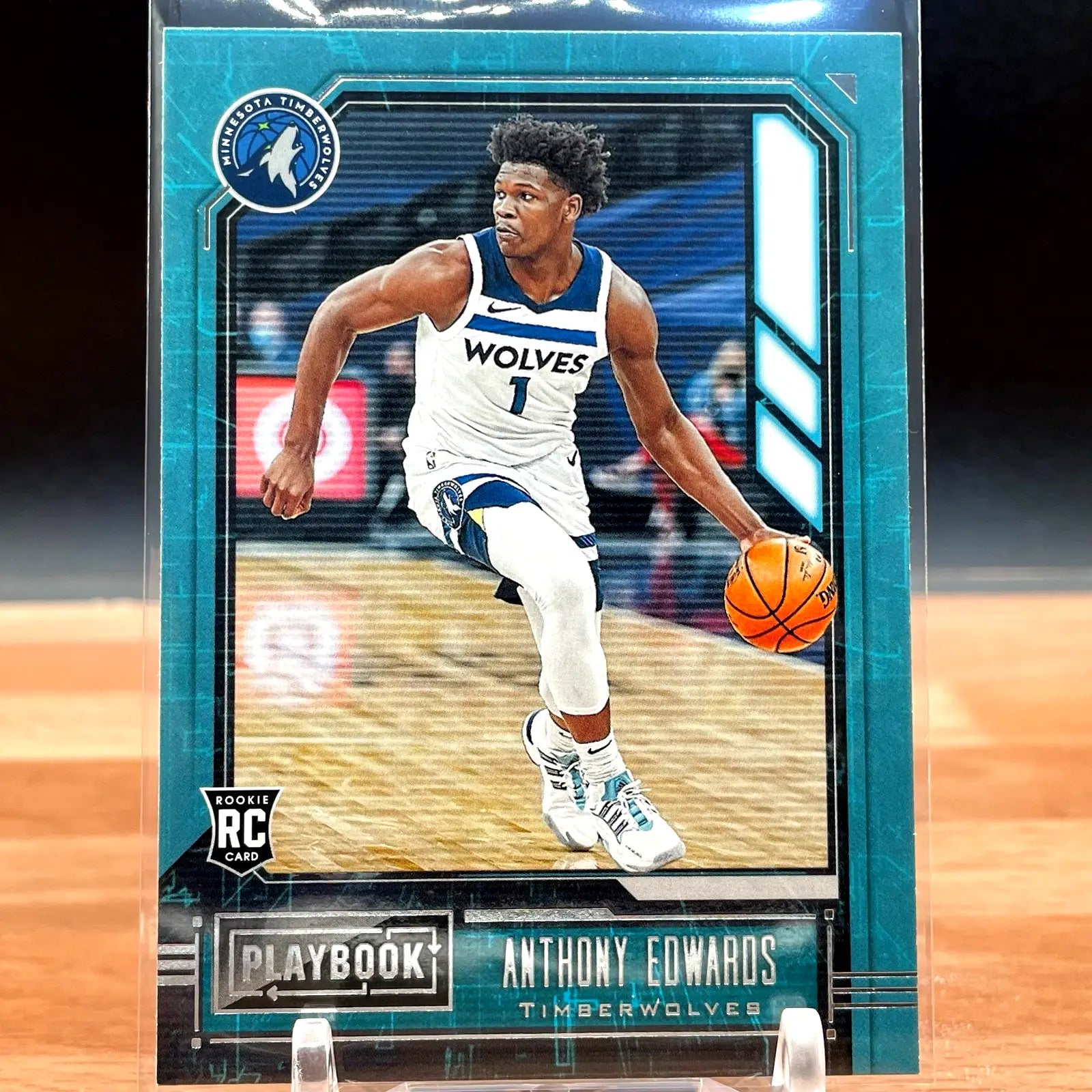 2020-21 Panini Chronicles Anthony Edwards Playbook Rookie (RC) Timberwolves CG67 - Basketball Card Single