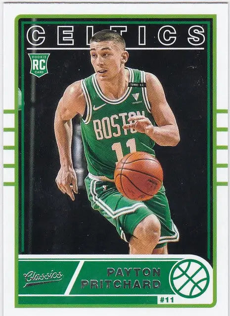 Basketball trading card of Payton Pritchard from Panini Chronicles Classics Boston Celtics