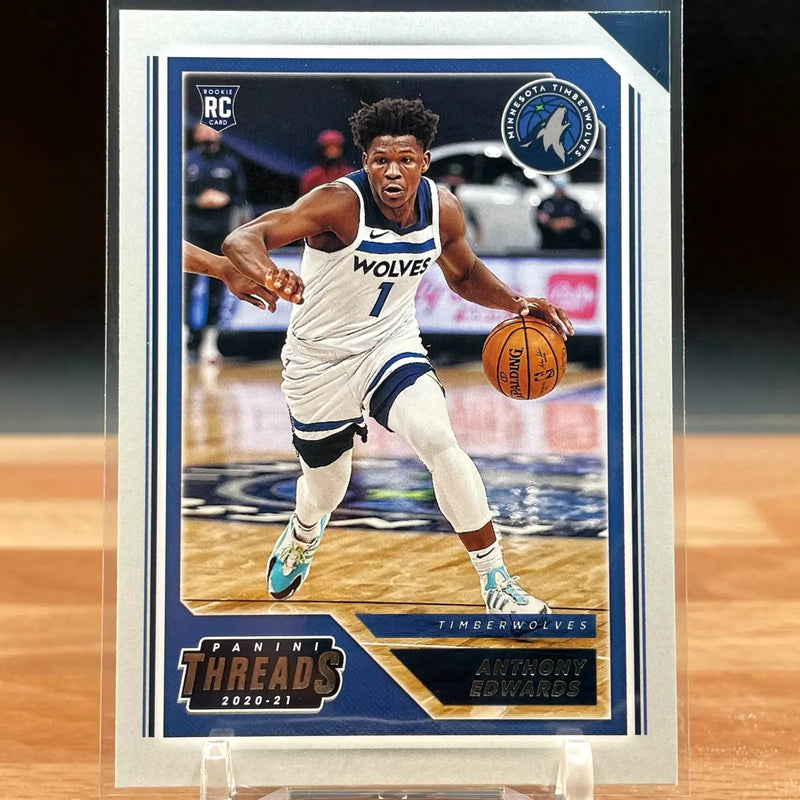2020-21 Panini Chronicles Green Anthony Edwards #87 Rookie RC CG66 - Basketball Card Single