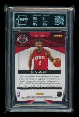 2020-21 Panini Chronicles Limited Blue Jae’Sean Tate 398 RC 28/49 Arena Club 8.5 - Basketball Card Single