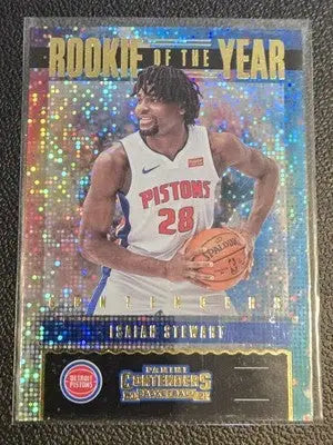 2020-21 Panini Contenders #16 Isaiah Stewart Rookie of the Year Contenders - Basketball Card Single