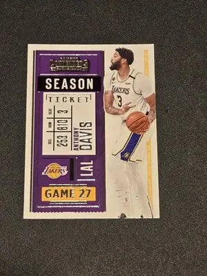 2020-21 Panini Contenders #89 Anthony Davis - Basketball Card Single