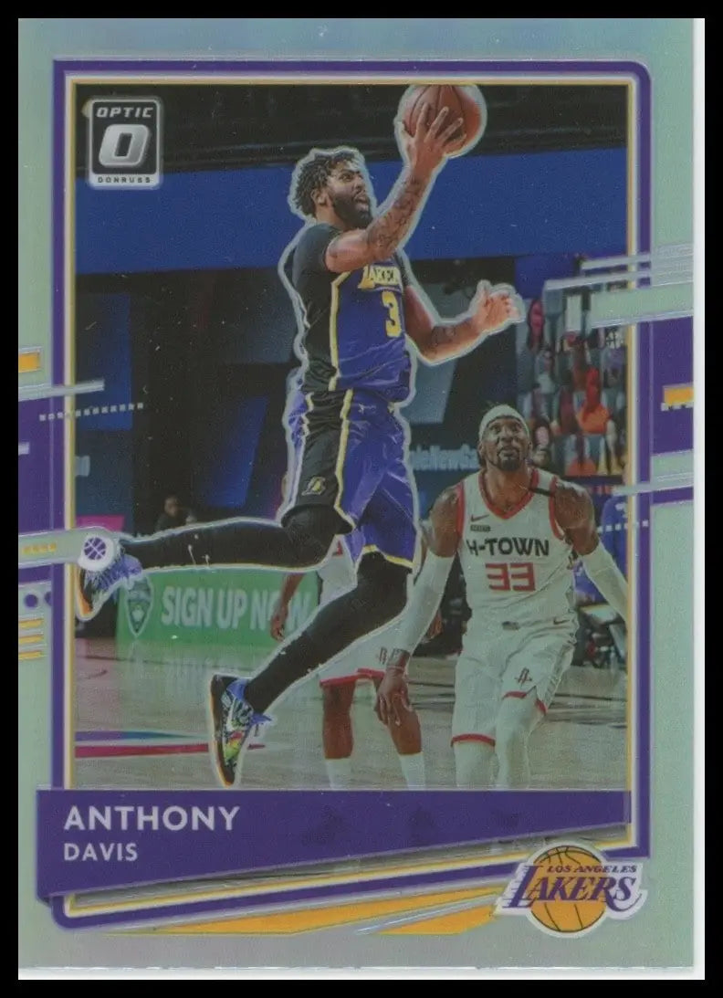 2020-21 Panini Donruss Optic - Anthony Davis #42 Holo Prizm - Basketball Card Single
