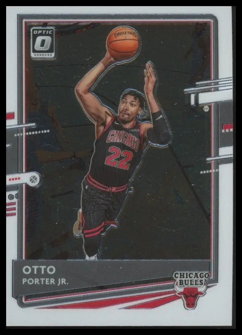 2020-21 Panini Donruss Optic Otto Porter #80 Chicago Bulls Basketball Card NBA - Basketball Card Single
