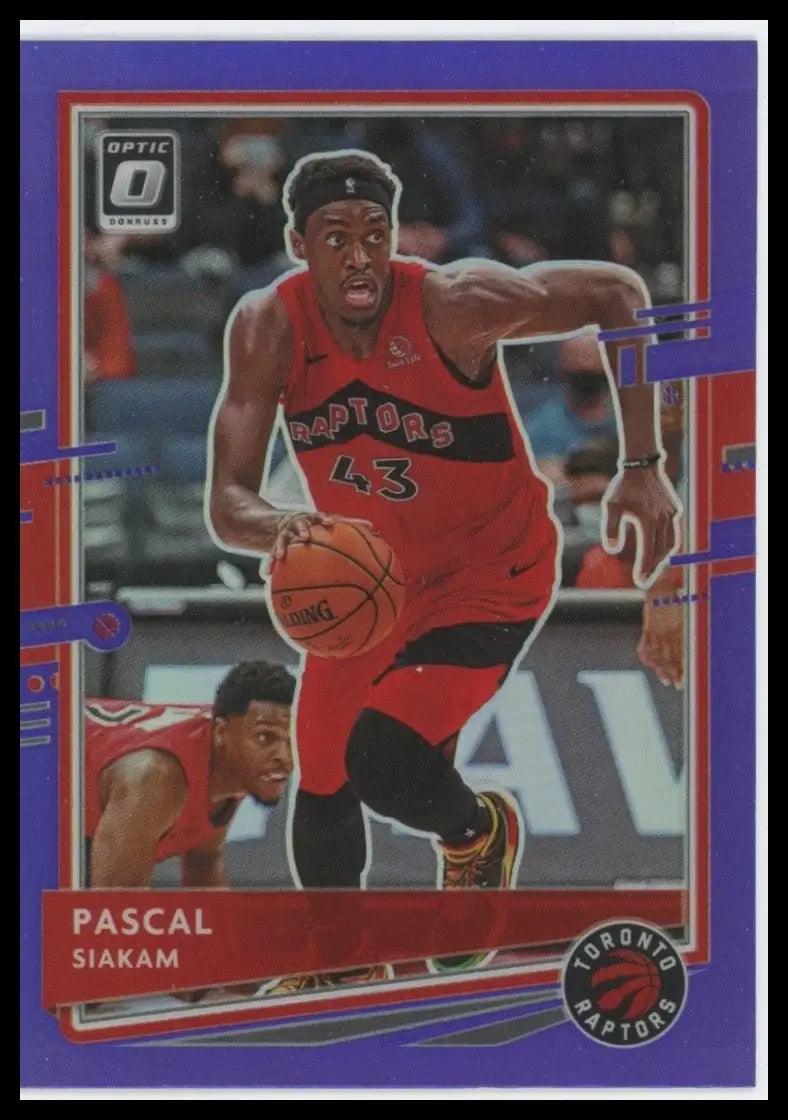 2020-21 Panini Donruss Optic - Pascal Siakam #103 Purple Prizm - Basketball Card Single