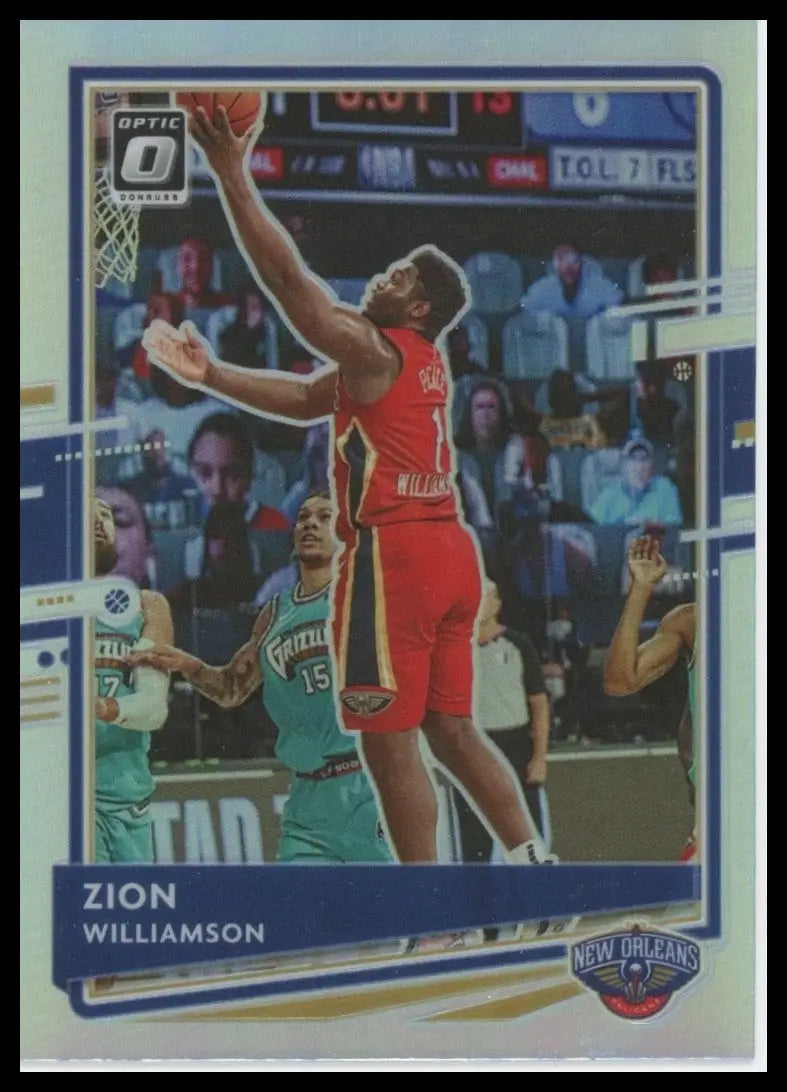 2020-21 Panini Donruss Optic - Zion Williamson #40 Holo Prizm - Basketball Card Single