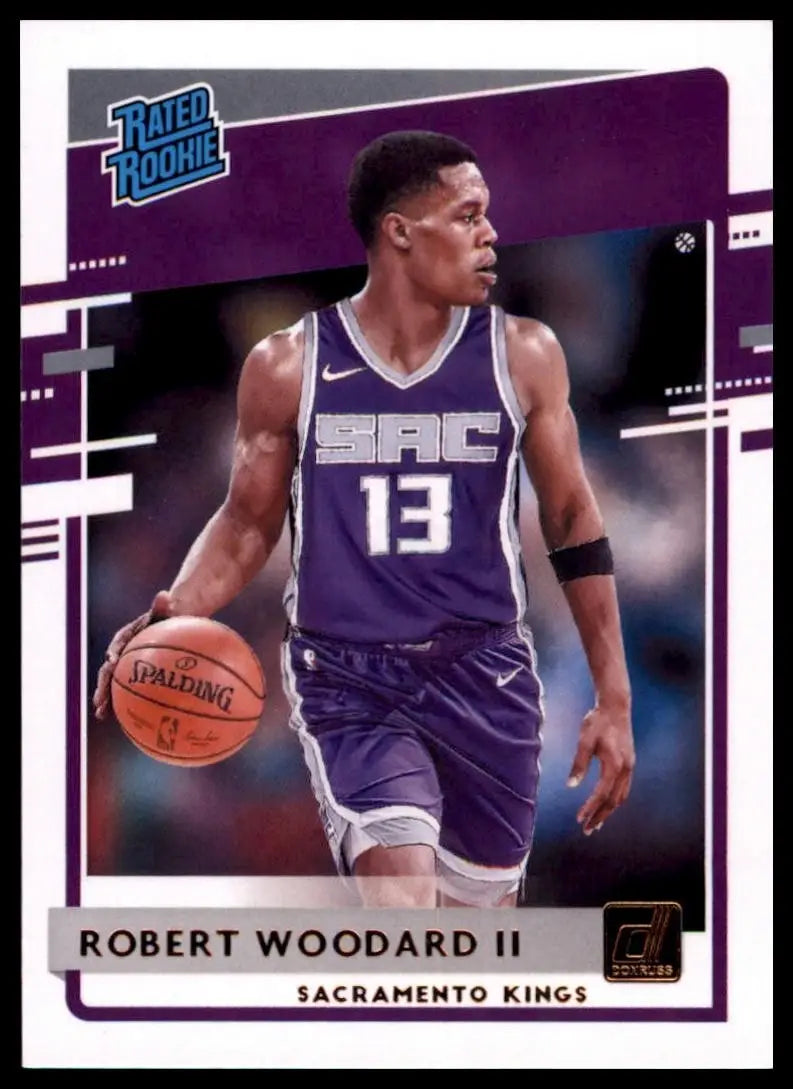 2020-21 Panini Donruss Robert Woodard II #219 Rookie Sacramento Kings Basketball - Basketball Card Single